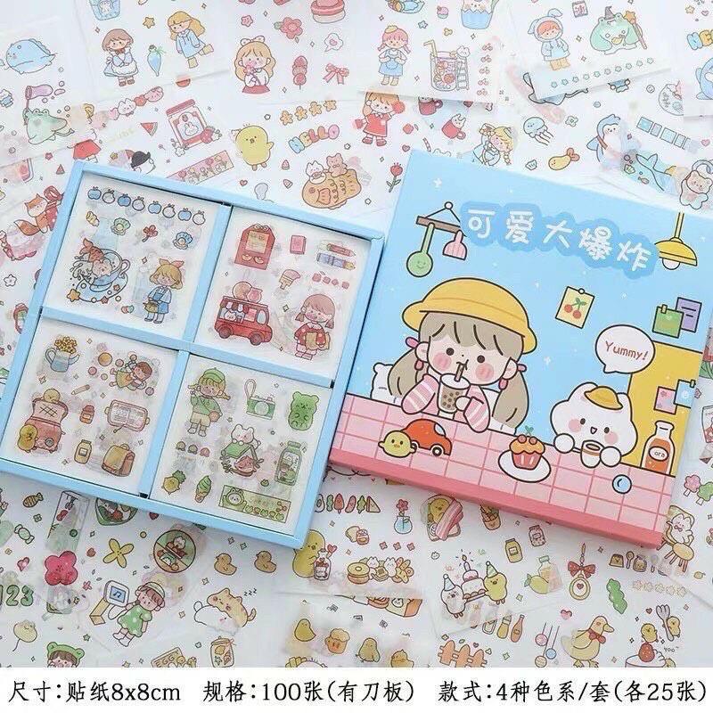 BỘ 1000 STICKER TELADO MAGIC WORD