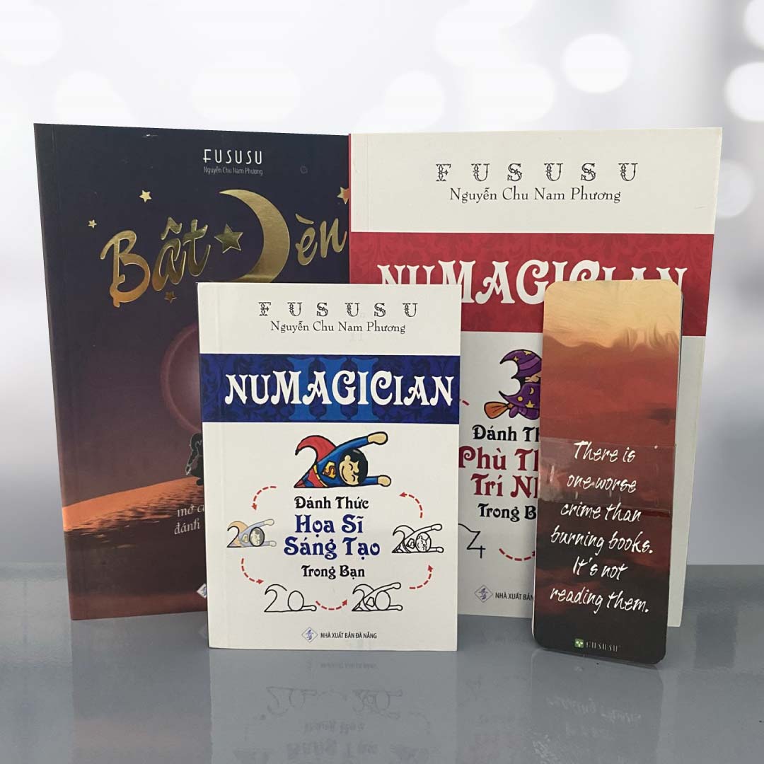 Combo Sách Và Truyện Luyện Trí Nhớ Phát Triển Siêu Trí Tuệ Numagician Và Bật Đèn Kèm Quà Tặng Độc Đáo Từ Fususu