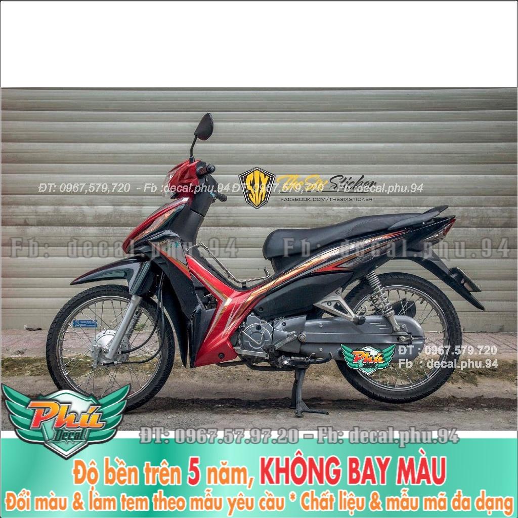 Tem Rời Wawe RSx đỏ đen. -1