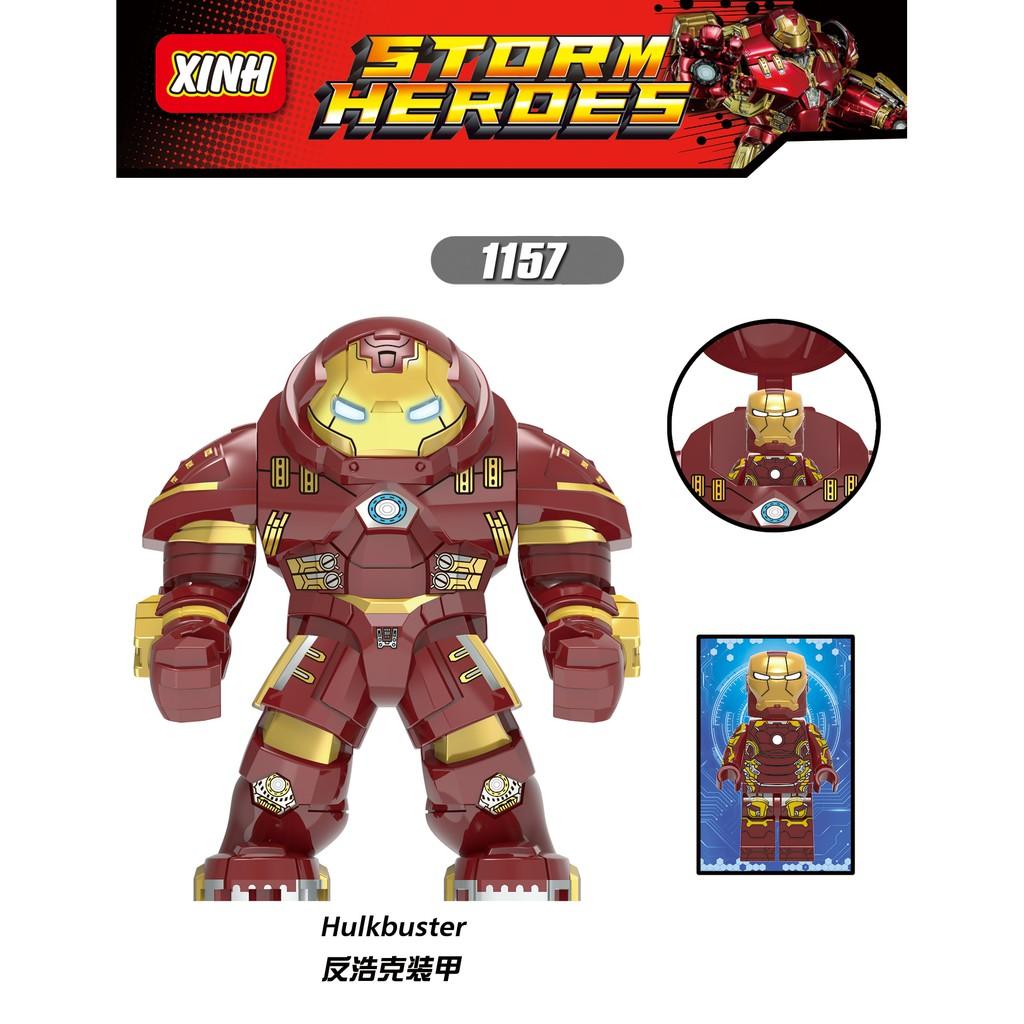 Nhân vật Mô hình Đồ chơi Hulk Buster Siêu anh hùng bigfig  Giáp sắt MCU X1157 - X1160 - X-1160