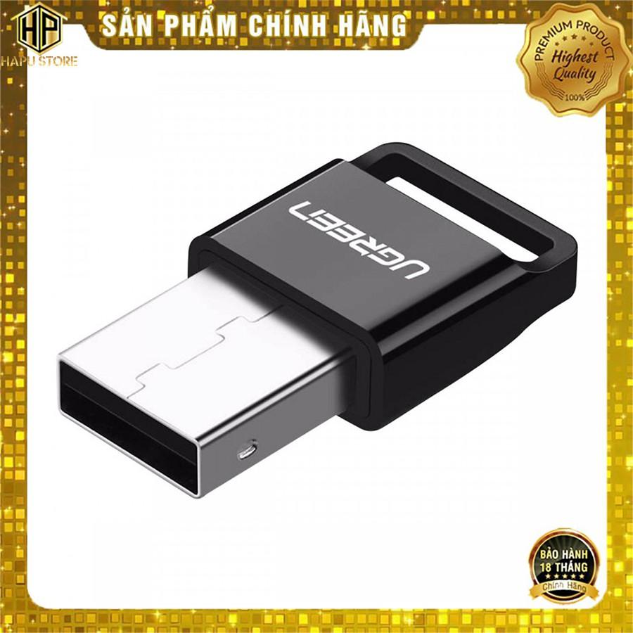 USB thu Bluetooth 4.0 Ugreen 30524 màu đen chính hãng - Hàng Chính Hãng