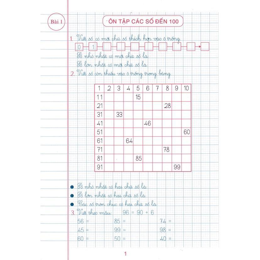 Sách - Vở Ô Li Bài Tập Toán Lớp 2 - Quyển 1 - Dùng Kèm SGK Chân Trời Sáng Tạo - Hồng Ân