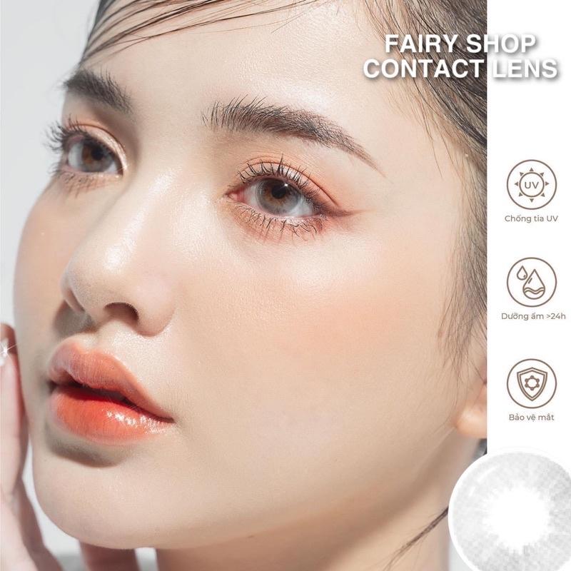 Kính áp tròng Calssi Water Gray 14.0mm - FAIRY SHOP CONTACT LENS độ 0 đến 8 Silicone Hydrogel Lens Cho Mắt Thở