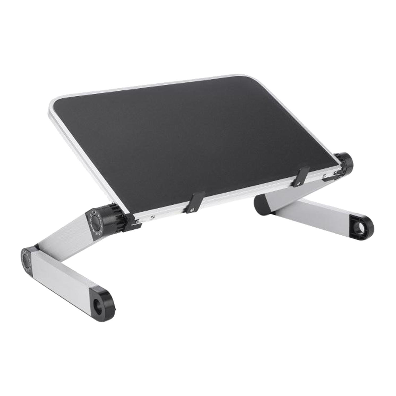 Foldable Laptop Stand Height Adjustable Notebook Holder Black
