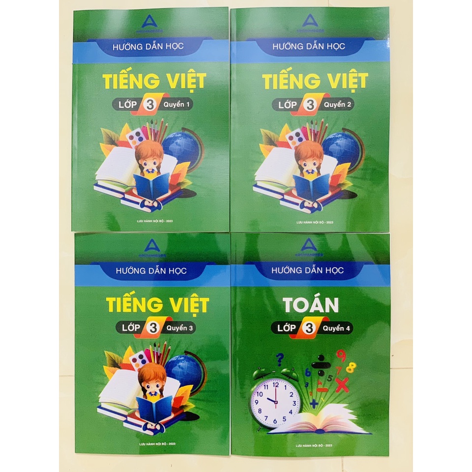 Sách - Combo 4 cuốn Hướng dẫn học tiếng việt lớp 3