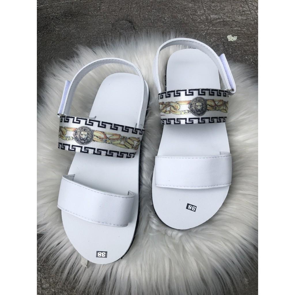 dép sandal đồng nai sandal nam nữ ( đế trắng quai trắng ) size từ 35 nữ đến 42 nam size khác ib chọn thêm