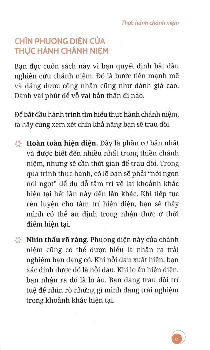 THỰC HÀNH CHÁNH NIỆM