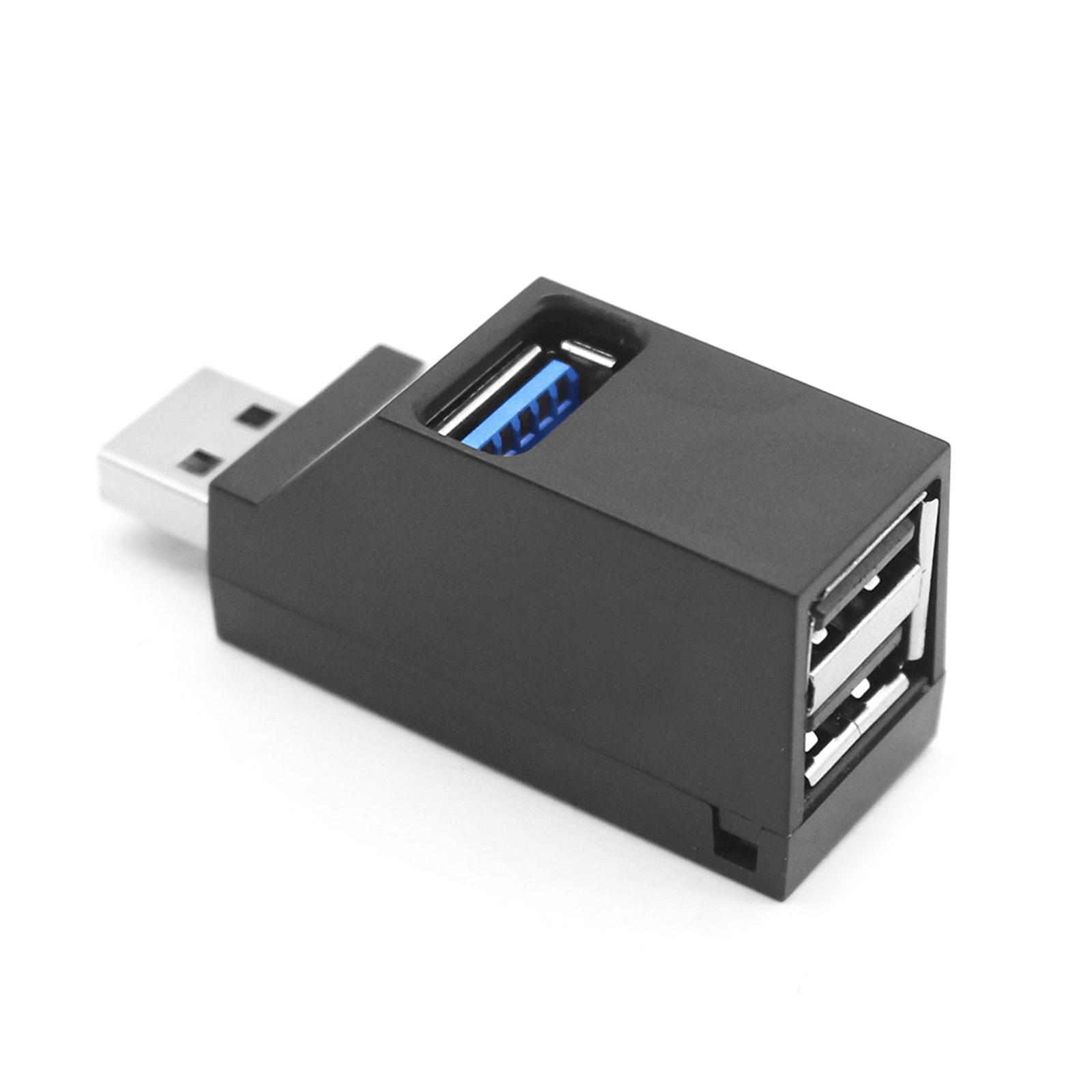 USB3.0 Splitter 3-Port USB HUB High Speed USB3.0 Separator Mini Portable USB2.0 USB3.0 Data Transmission for Notebook Laptop PC