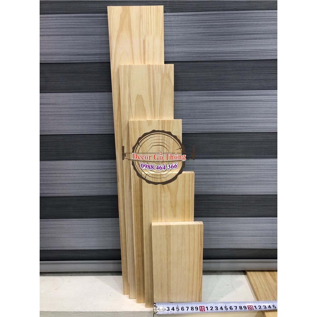 Tấm gỗ thông 10x60cm đẹp bào mịn