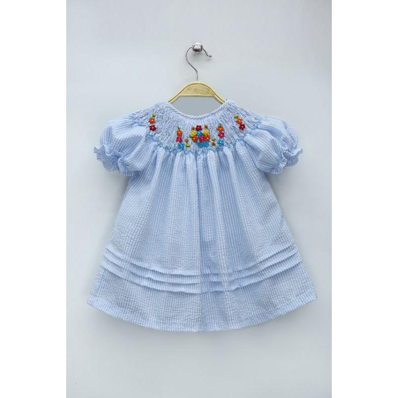 ĐẦM SMOCK HOA NHÍ
