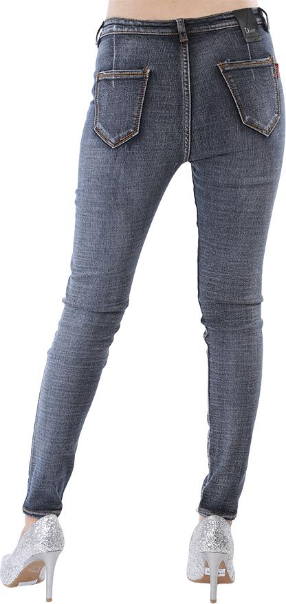 Quần Jeans Nữ Lưng Cao Trơn Jnt019 Size