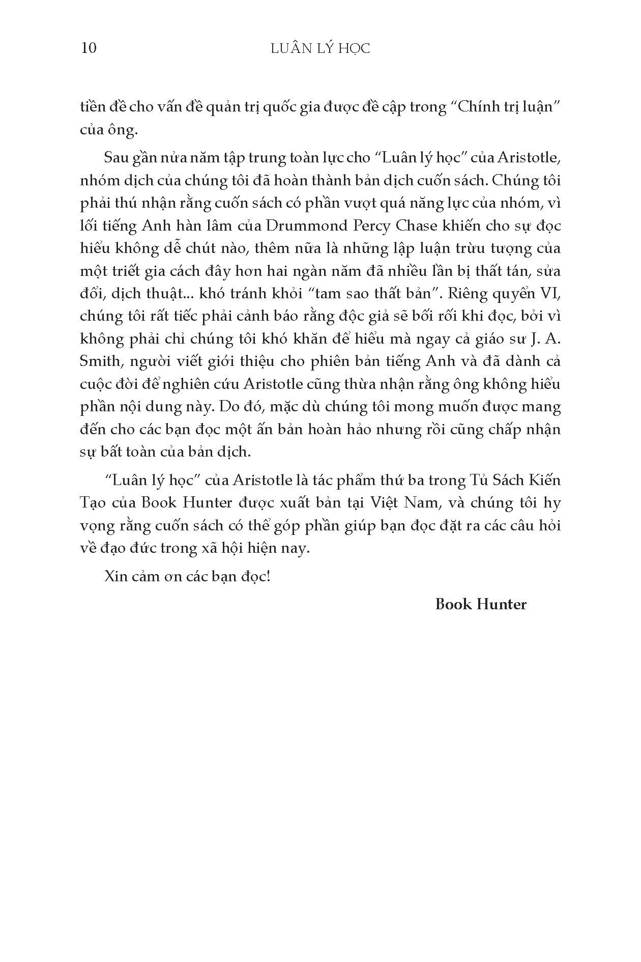 Sách - Luân Lý Học - Aristotle - Book Hunter
