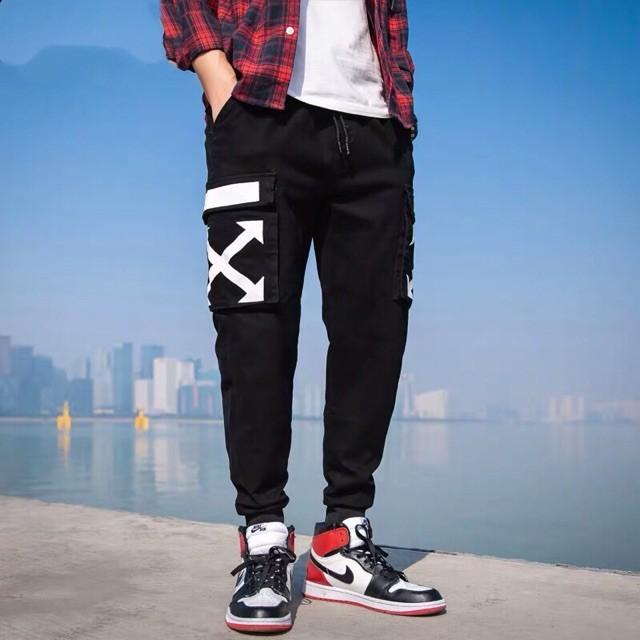 Quần Kaki Jogger Túi Hộp Hàn Quốc Unisex