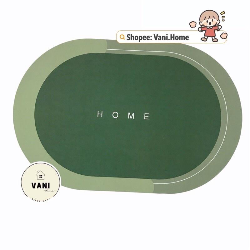 Thảm lót sàn nhà tắm siêu thấm - Thảm chùi chân Home chống trượt nhanh khô- Thảm chân Silicon decor nhà siêu mịn