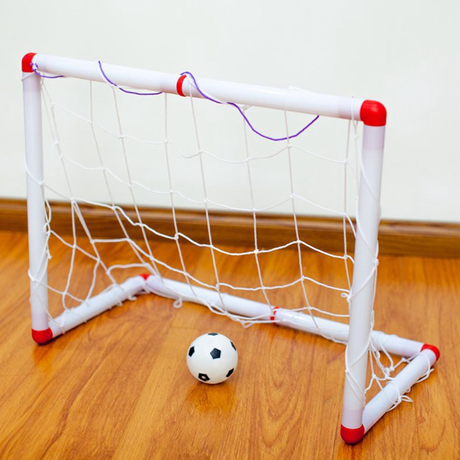 Children Soccer Football Goal Post Sports Toys Sturdy Perfect Gift Game