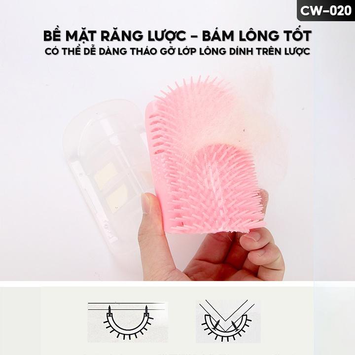 Lược Chà Sát Cọ Lông Cho Mèo Cưng Gắn Góc Bàn Ghế Hoặc Góc Tường CW-020