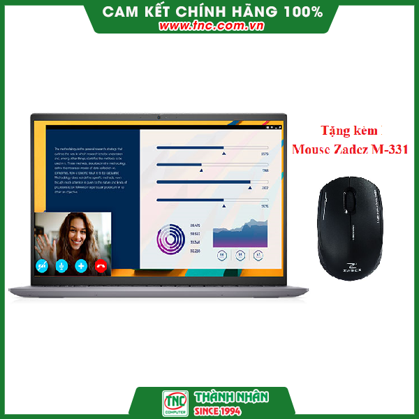 Laptop Dell Vostro 5620 70296963 (Xám) - Tặng kèm chuột Zadez M-331 - Hàng chính hãng