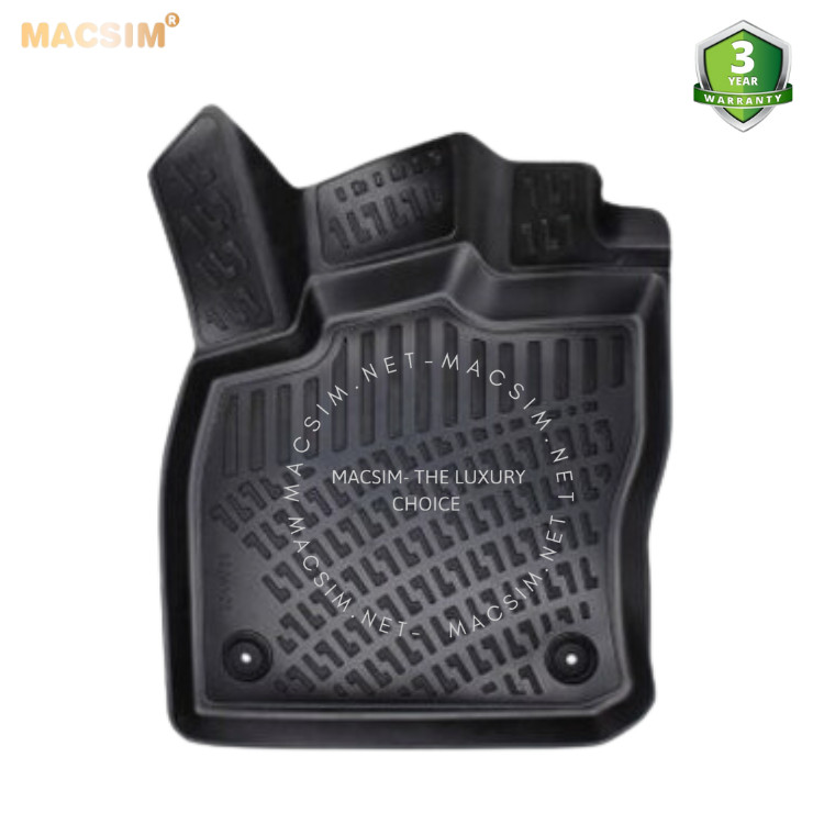 Thảm lót sàn ô tô nhựa TPU Silicon Volkswagen Polo Sixth generation  2017+ Nhãn hiệu Macsim