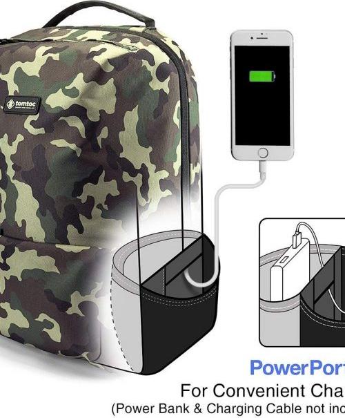 Balo Chống trộm Tomtoc (USA) Lightweight Camping Laptop  (PowerPortal và BottomArmor Support) Travel A72 - Hàng Chính Hãng