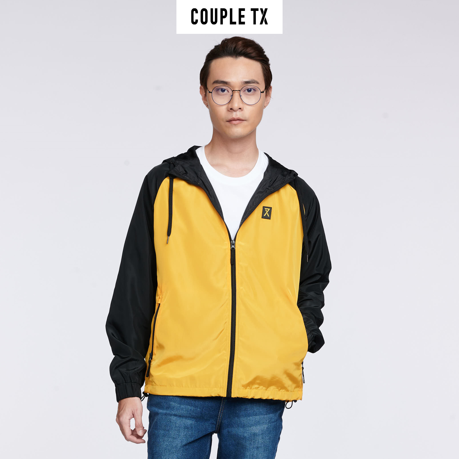 COUPLE TX - Áo Khoác Nam Dù Raglan Phối Màu MOP 1033