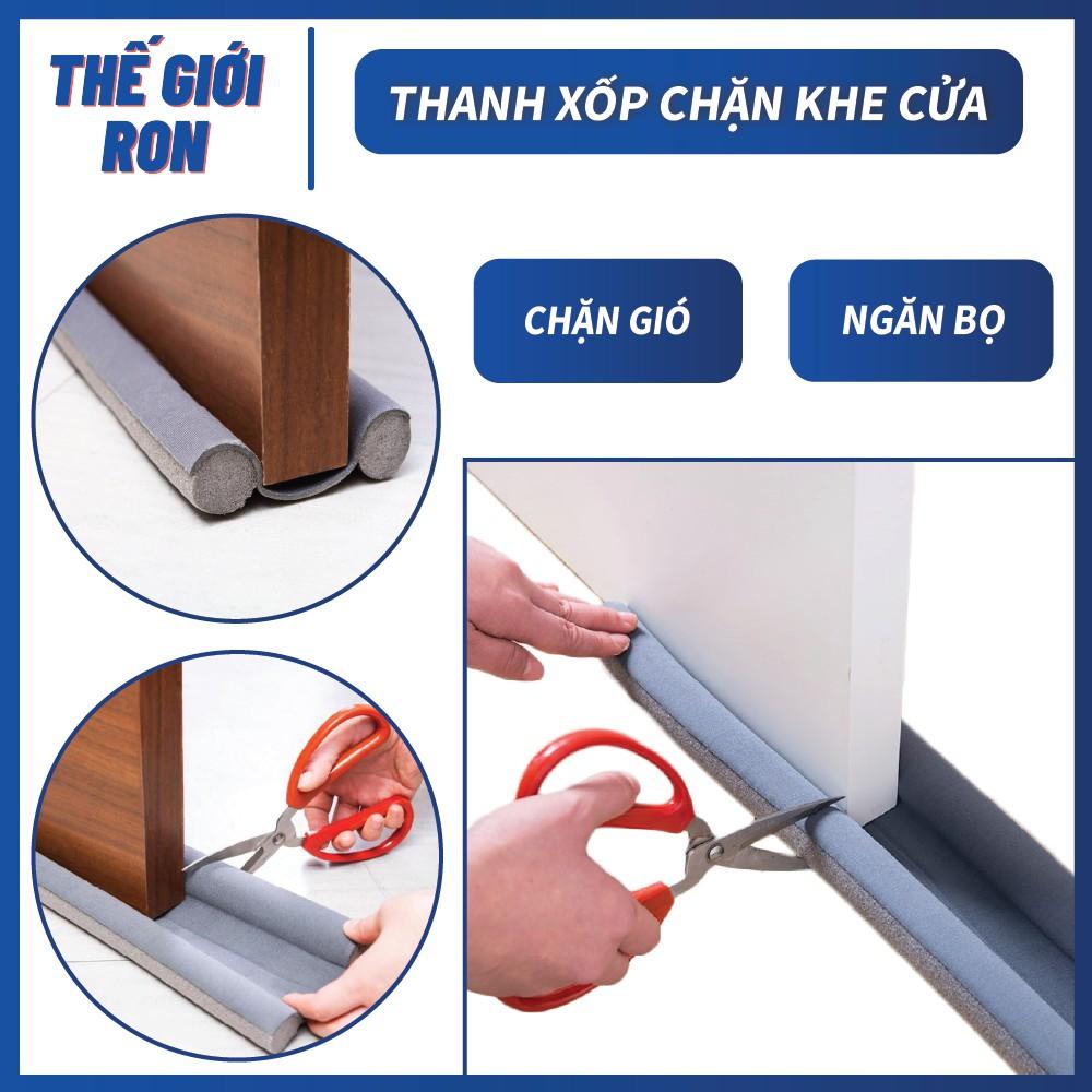Nẹp Mút Xốp Chặn Cửa 95cm, Miếng kẹp cửa máy lạnh,Ngăn Bụi, Gió Mùa, Cách Nhiệt, Cách Âm, Côn Trùng