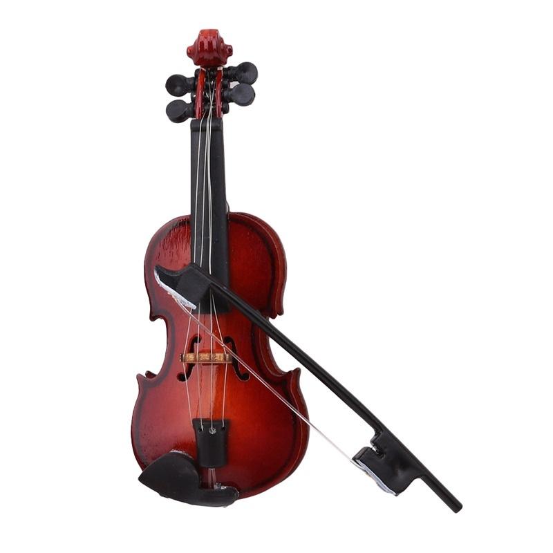 Mô Hình Đàn Violin Mini Làm Thủ Công Dùng Làm Quà Tặng Cho Bé