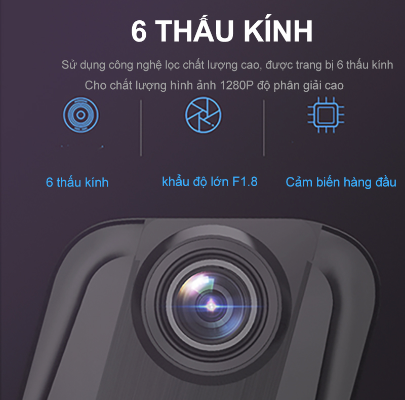 Camera sau trên gương chiếu hậu Full 2K với màn hình cảm ứng 12 inch IPS Gương Dash Cam