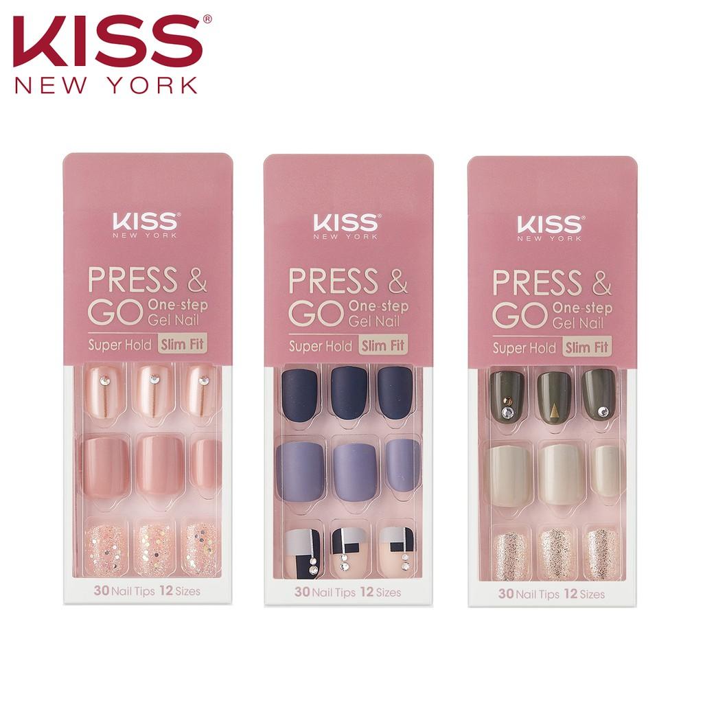 Móng Tay Gel Tự Dán Press &amp; Go Kiss New York Nail Box