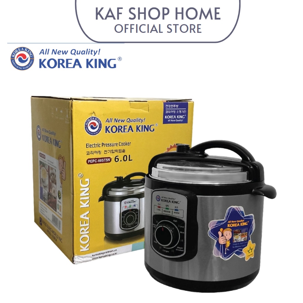 Nồi áp suất Korea King PEPC-60STSN - Hàng Chính hãng