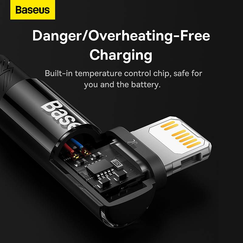 Cáp Sạc Nhanh 90 Độ Baseus MVP 2 Elbow-shaped Fast Charging Data Cable 20W - Hàng chính hãng