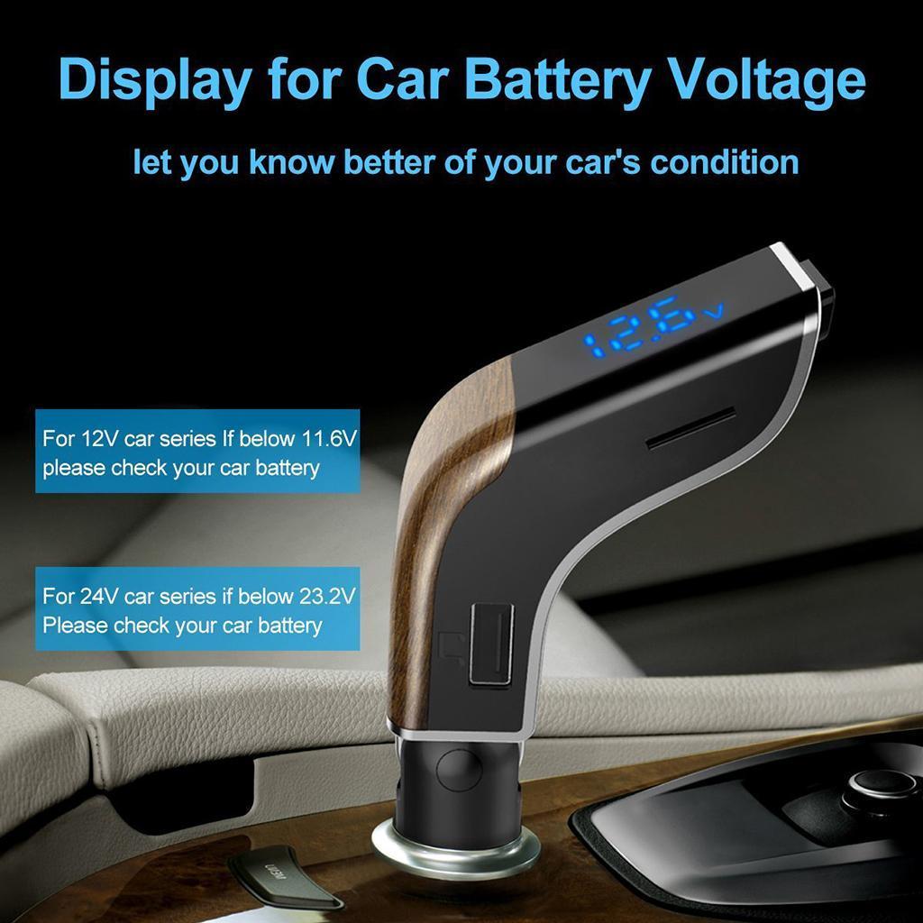 Wireless Bluetooth Car Hands-free Charge player with USB Charger