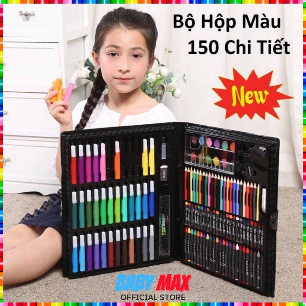 Bộ Đồ Chơi Hộp Bút Chì Màu 150 Chi Tiết giáo dục sáng tạo thông minh đồ chơi cho bé