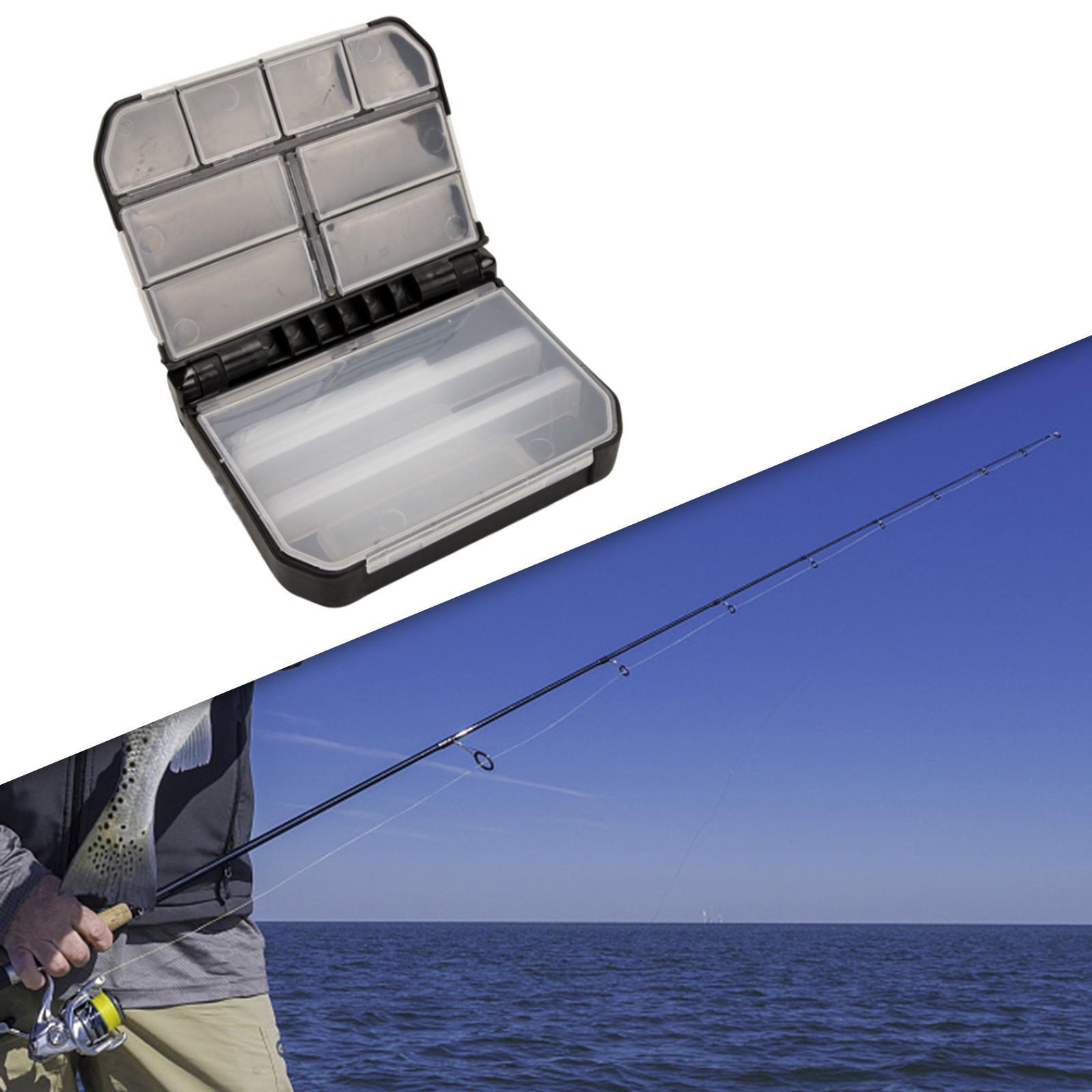 Fishing Tackle Box with Removable Dividers Waterproof Tackle Organizer