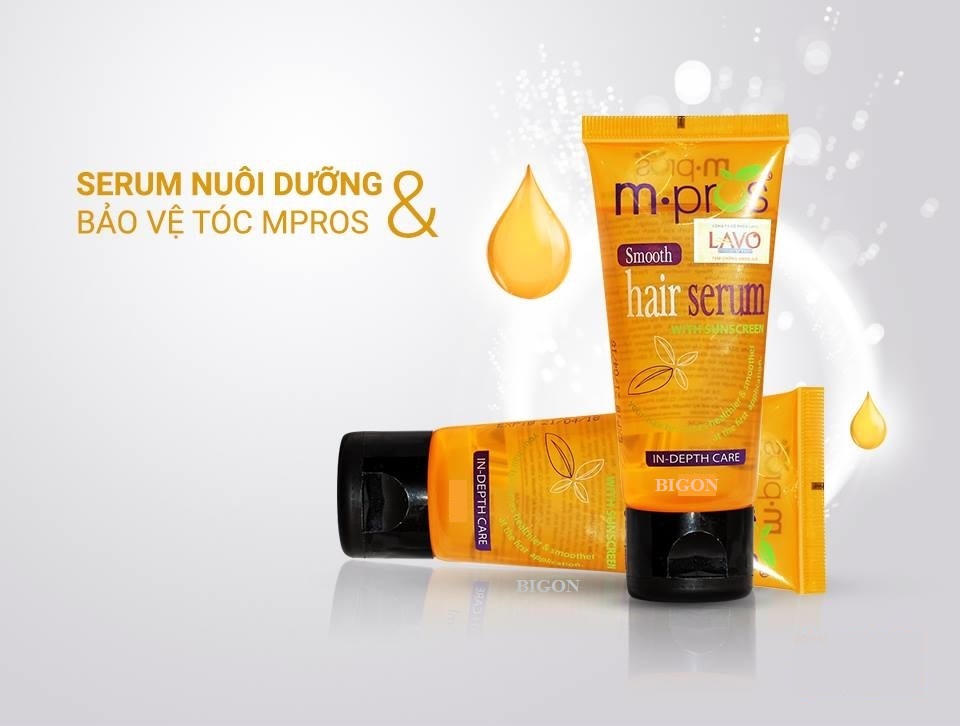 Serum M.pros Dưỡng Bóng Và Mềm Mượt Tóc 60ml [Màu Cam]