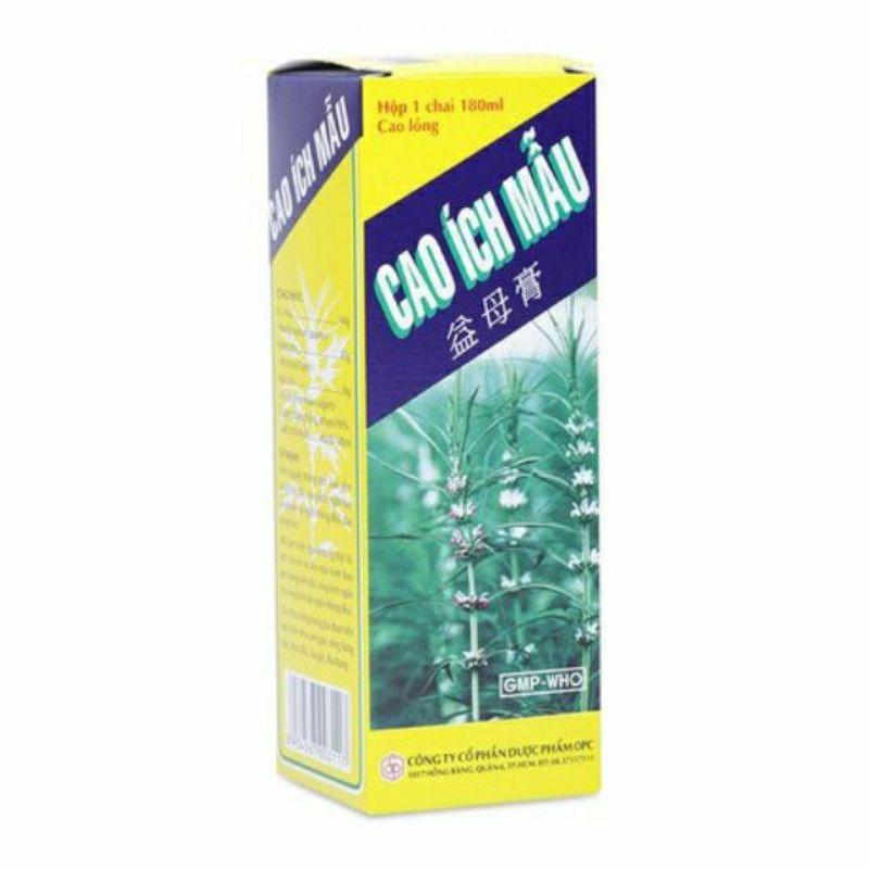 Cao Ích Mẫu  CAM KẾT CHẤT LƯỢNG Điều Hòa Kinh Nguyệt Chai 180ml