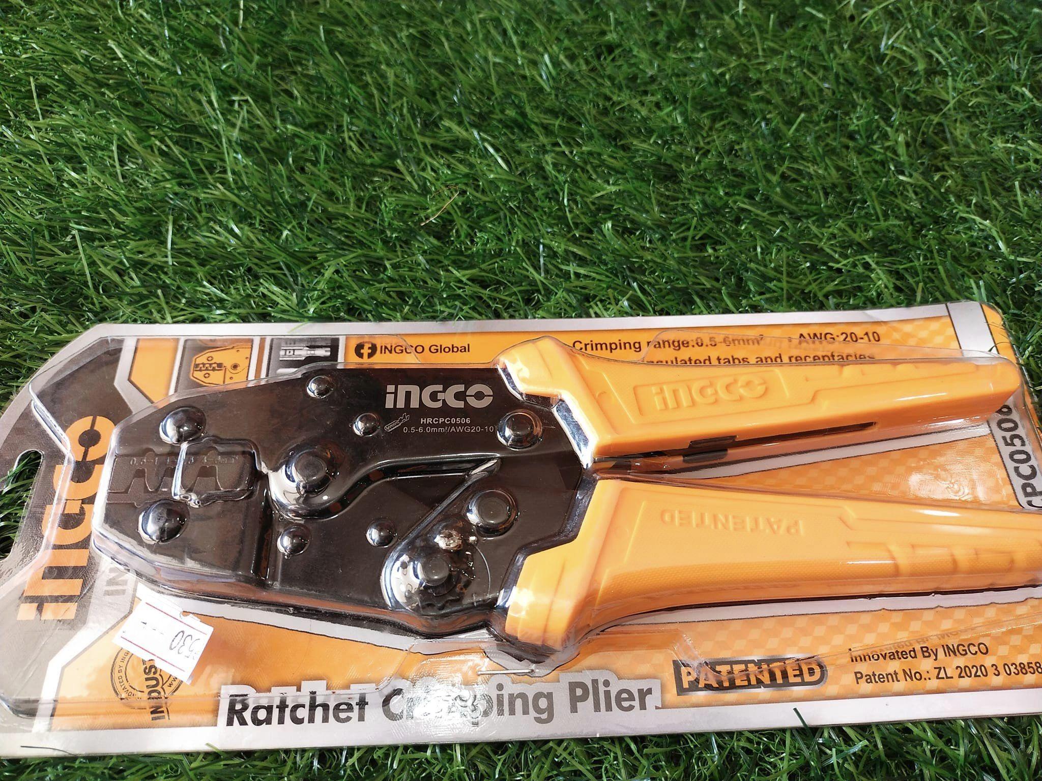 KỀM BẤM COS DÂY ĐIỆN 0.5-6MM2 INGCO HRCPC0506 - HÀNG CHÍNH HÃNG