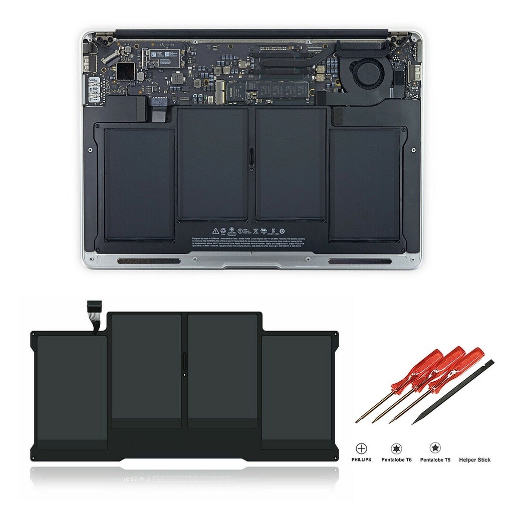 Pin dành cho Macbook Air 13'' A1466 A1496 A1405 A1377 2013 2014 2015 2017 hàng nhập khẩu.
