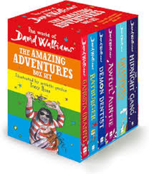 THE WORLD OF DAVID WALLIAMS: THE AMAZING ADVENTURES BOX SET: Gangsta Granny; Ratburger; Demon Dentist; Awful Auntie; Grandpa’s Great Escape; The Midnight Gang