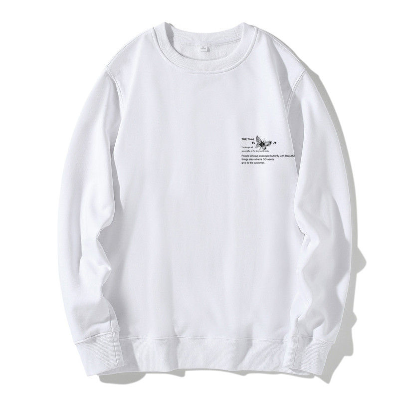 Áo dài tay nam thu đông sweater TUTO5 In chữ Chất Liệu Vải Da Cá Phong Cách thời trang Raglan Hàn Quốc AWT02