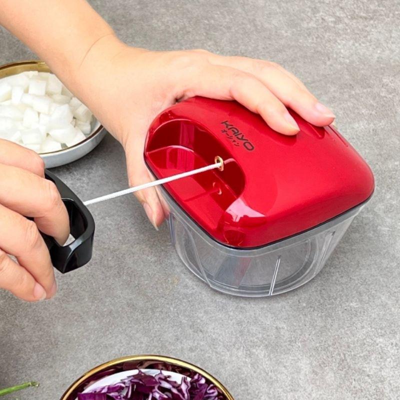Máy xay tỏi ớt Kaiyo Nhật - dung tích 250ml, 400ml - Đỏ - 250ml