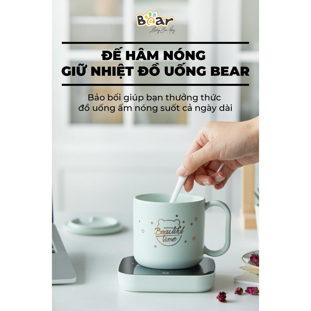 Đế Làm Nóng Đồ Uống Bear Hâm Trà, Hâm Sữa Nhanh, Vật Liệu An Toàn Tiết Kiệm - C16J5 - Hàng Chính Hãng Bảo hành 18 Tháng