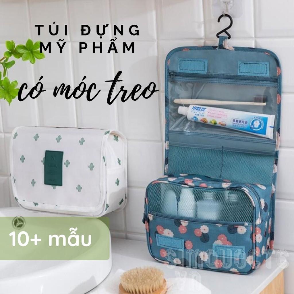 Túi đựng mỹ phẩm đồ du lịch đa năng có móc treo phong cách hàn quốc TMP07