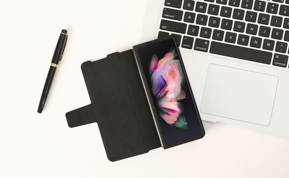 Bao Da dành cho Samsung Galaxy Z Fold 4 hiệu Nillkin Aoge Leather Cao Cấp - Hàng nhập khẩu