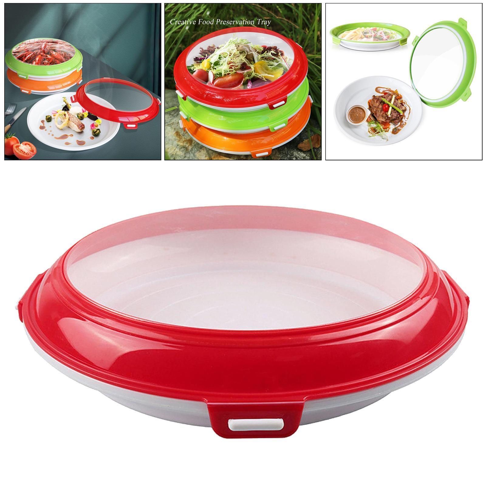 Food Preservation  Tray Food Tray Stackable Reusable Red Update