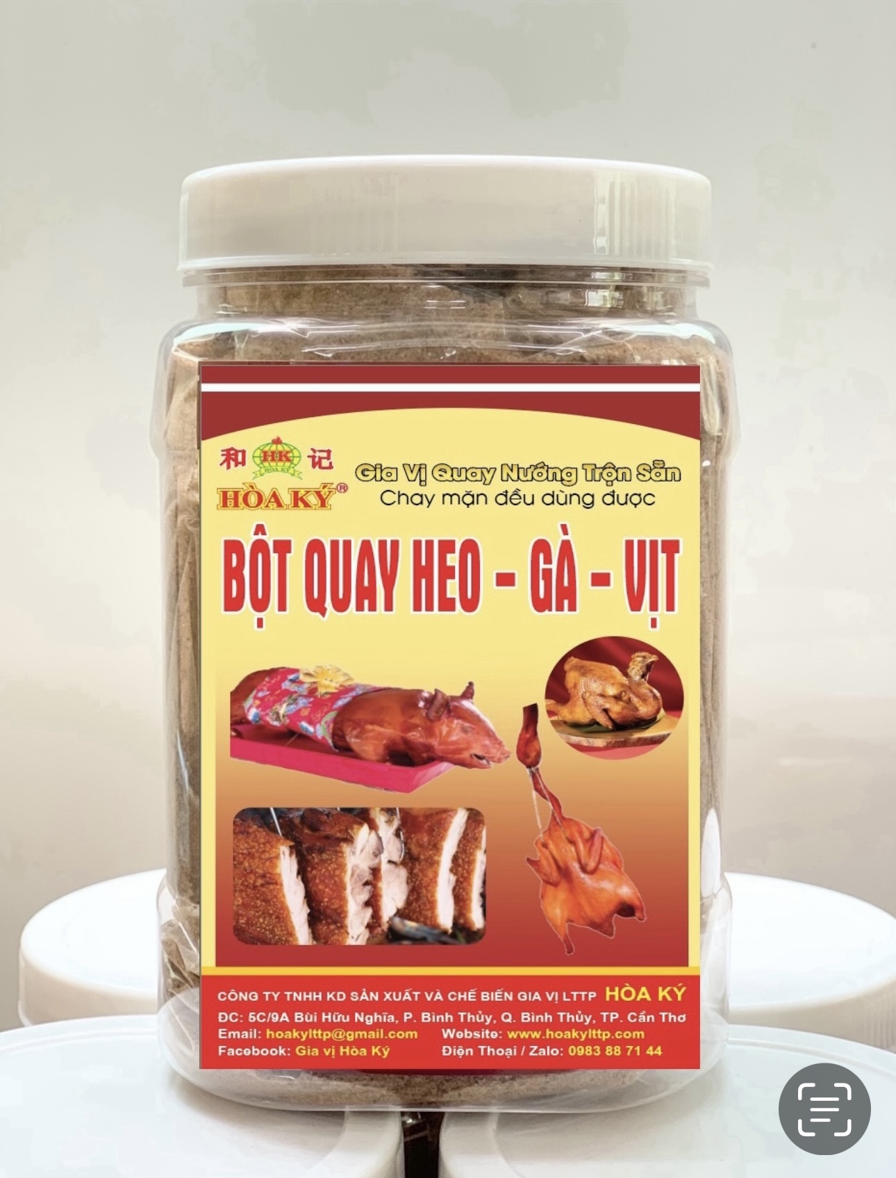 BỘT QUAY HEO Trộn sẵn Hoà Ký 1kg