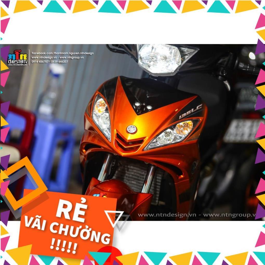 Tem Rời Exciter 2009 Mẫu Cam Đen Chữ 135 LC