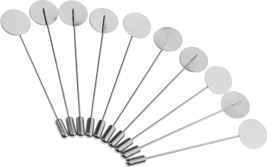 Set 10 Cài Áo Bằng Đồng Không Gỉ Cho Cổ Áo Sơ Mi