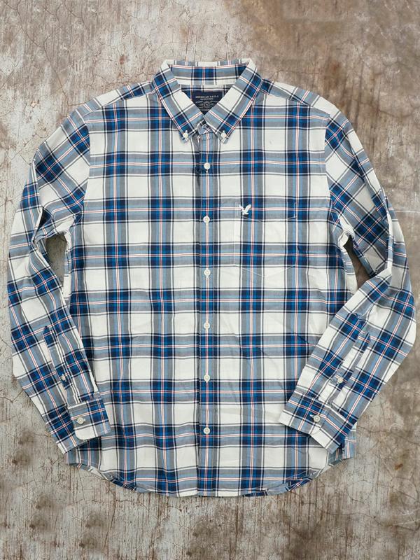 Áo Sơ Mi Nam Plaid Poplin AE - Size M/L
