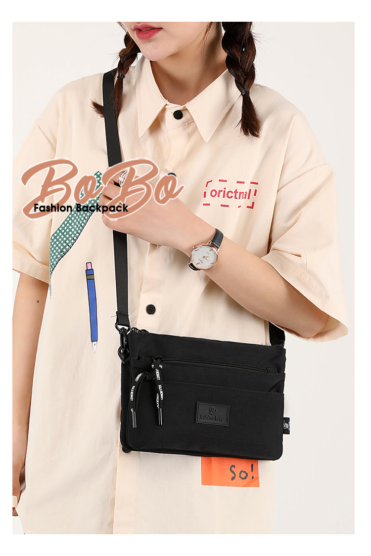 Túi Đeo Chéo Nữ Messenger Chất Liệu Polyester Hàng Nhập Khẩu Dùng Tiện Lợi 8847