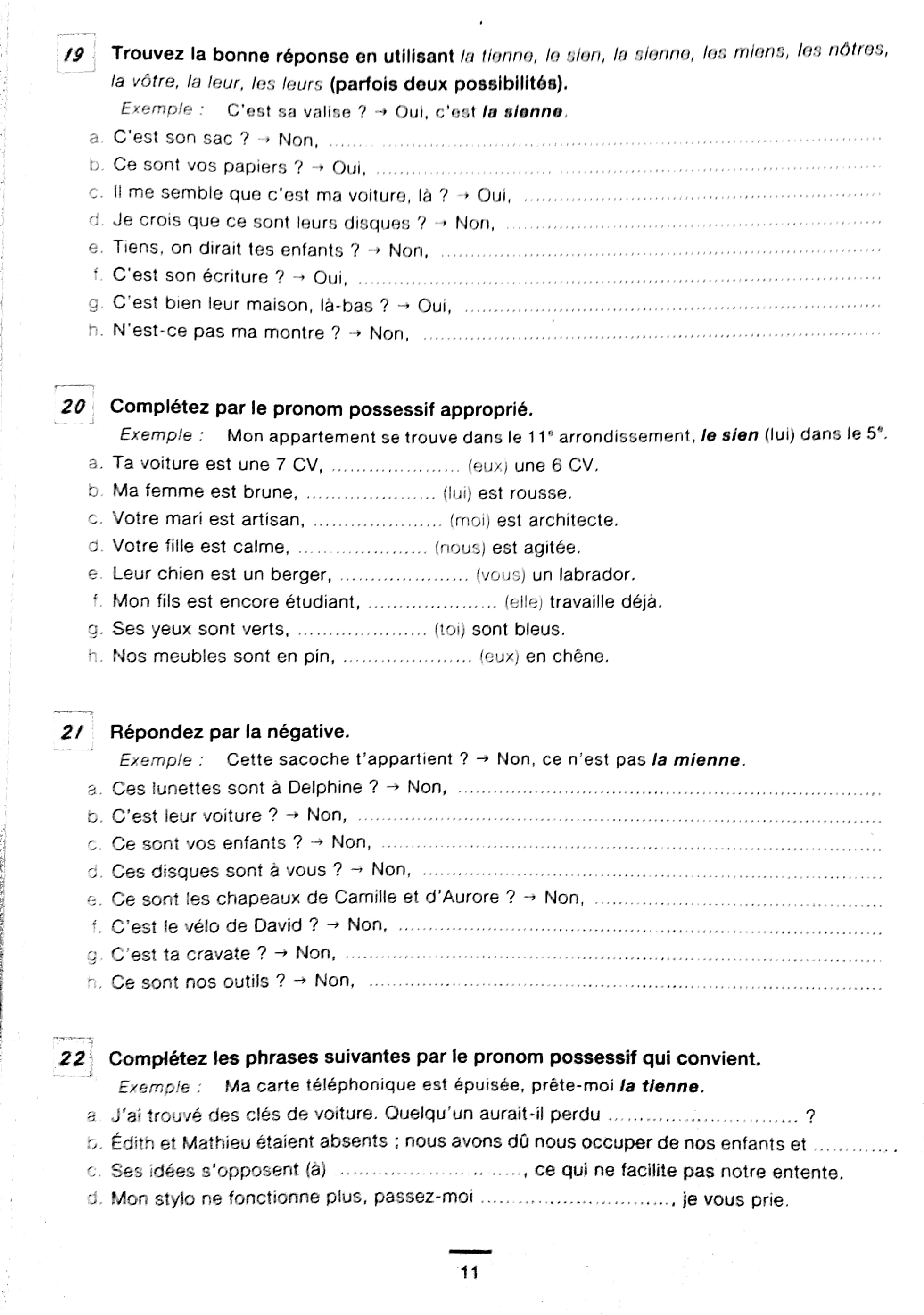 450 Nouveaux Exercices - Grammaire Niveau Intermediare